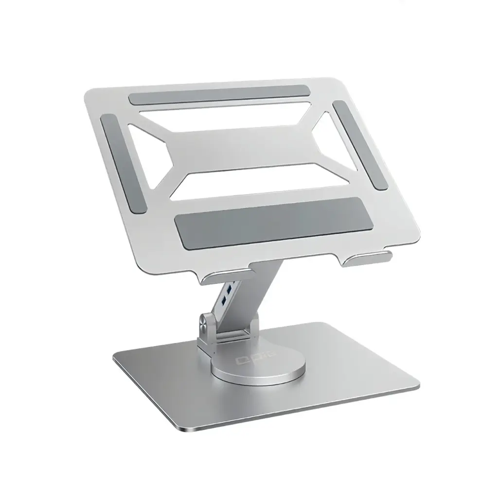Aluminum Laptop Stand With 4 in 1 Docking Station
